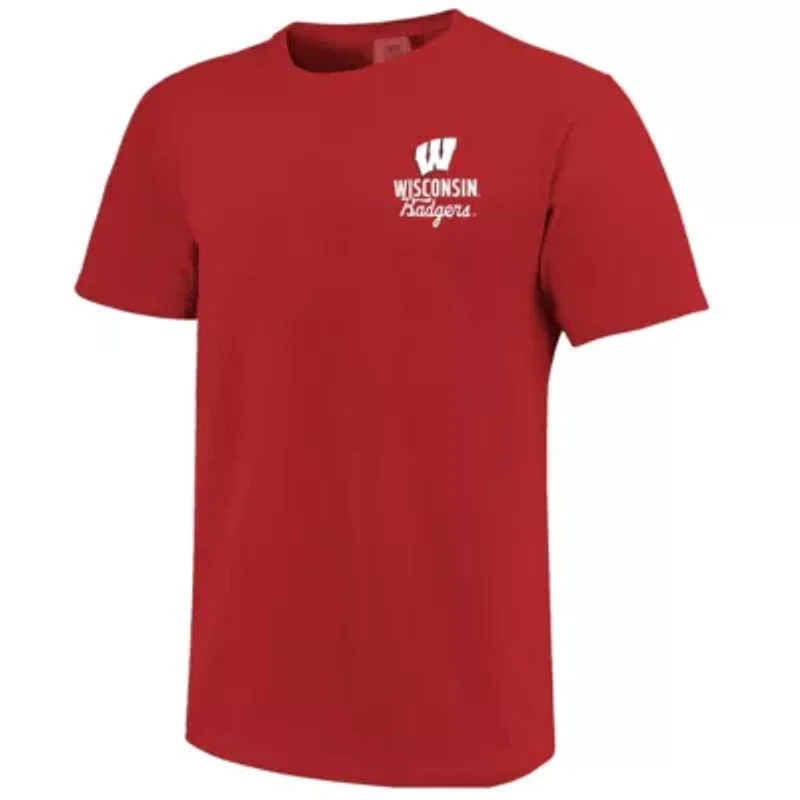 NCAA Wisconsin Badgers Mascot Overlay T-Shirt