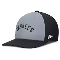 MLB Nike Gray/Navy New York Yankees Pro Performance Snapback Hat