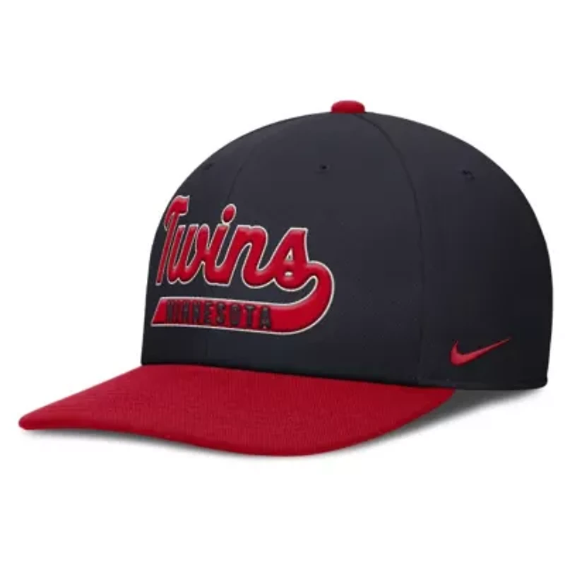 MLB Nike Navy/Red Minnesota Twins Pro Performance Snapback Hat