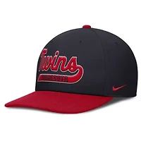 MLB Nike Navy/Red Minnesota Twins Pro Performance Snapback Hat