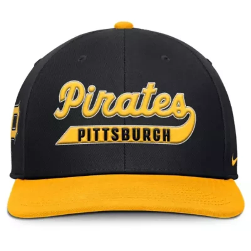 MLB Nike Black/Gold Pittsburgh Pirates Pro Performance Snapback Hat