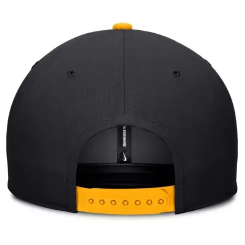 MLB Nike Black/Gold Pittsburgh Pirates Pro Performance Snapback Hat