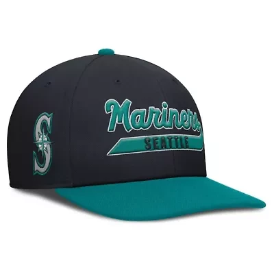 MLB Nike Navy/Teal Seattle Mariners Pro Performance Snapback Hat