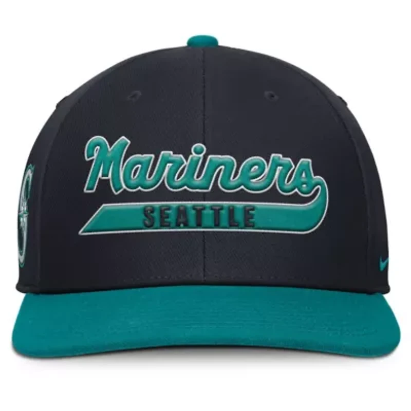 MLB Nike Navy/Teal Seattle Mariners Pro Performance Snapback Hat