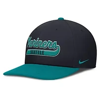 MLB Nike Navy/Teal Seattle Mariners Pro Performance Snapback Hat