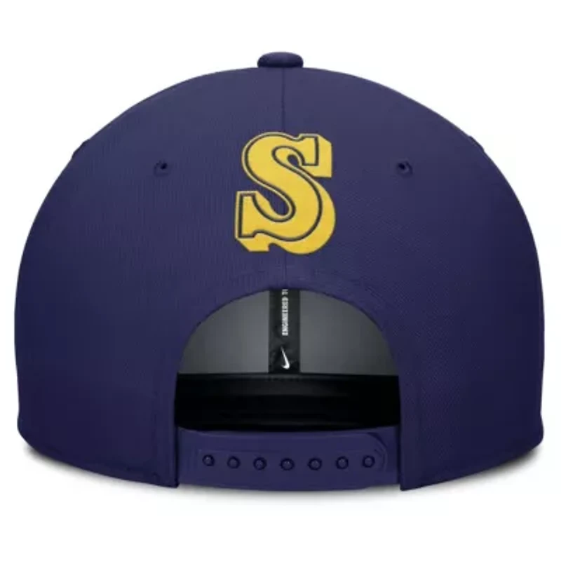 MLB Nike Gray/Navy Seattle Mariners Pro Performance Snapback Hat