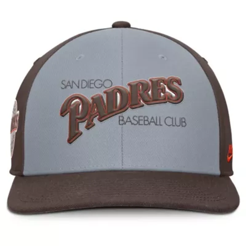 MLB Nike Gray/Brown San Diego Padres Pro Performance Snapback Hat