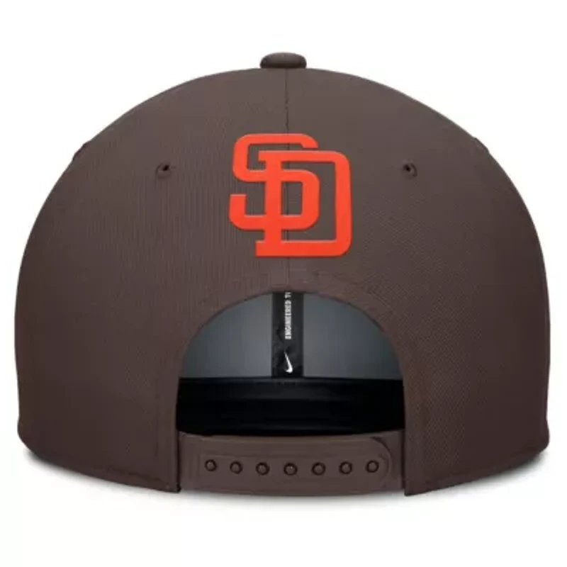 MLB Nike Gray/Brown San Diego Padres Pro Performance Snapback Hat