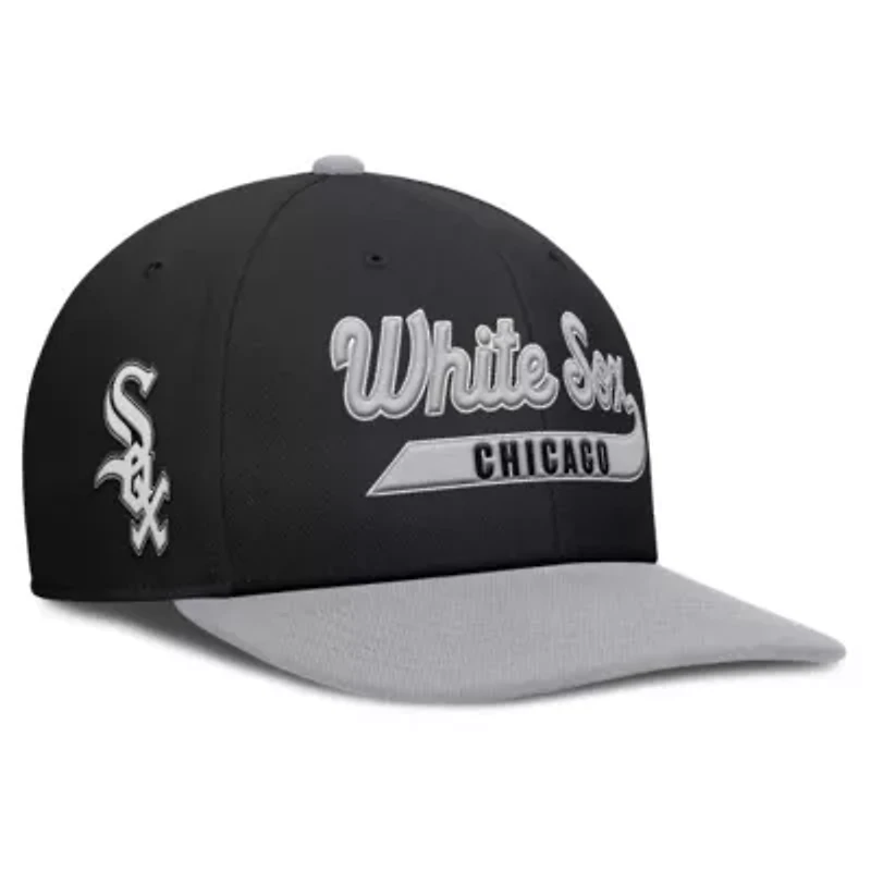 Chicago White Sox MLB Nike Black/Gray Pro Performance Snapback Hat