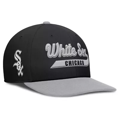 Chicago White Sox MLB Nike Black/Gray Pro Performance Snapback Hat