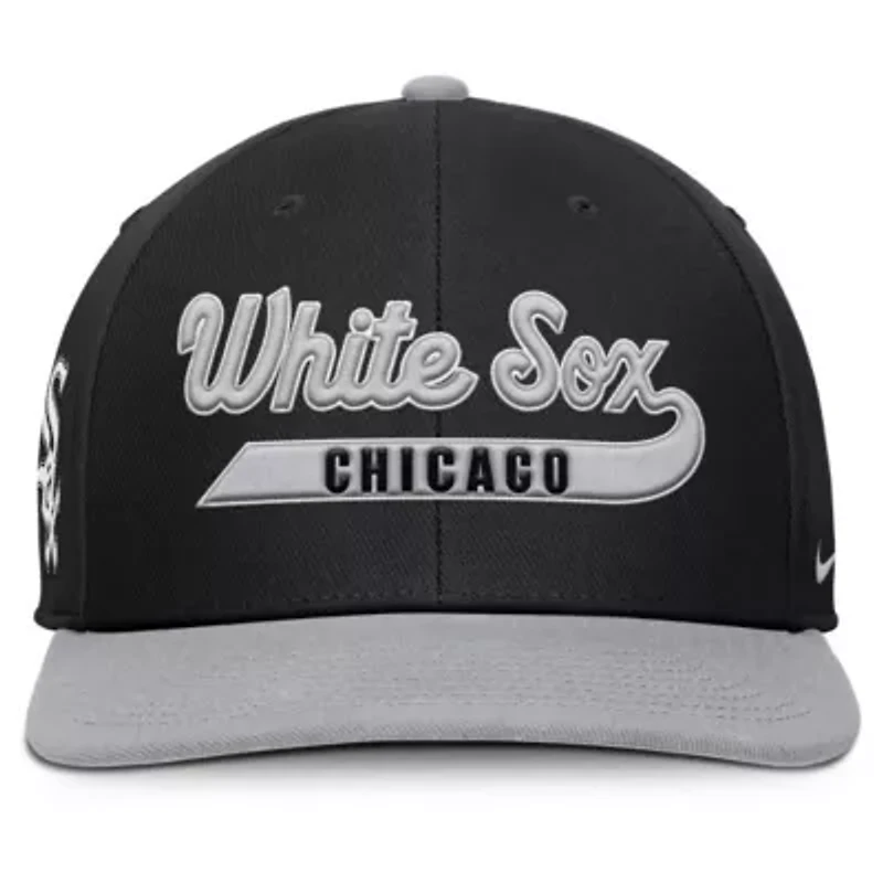 Chicago White Sox MLB Nike Black/Gray Pro Performance Snapback Hat