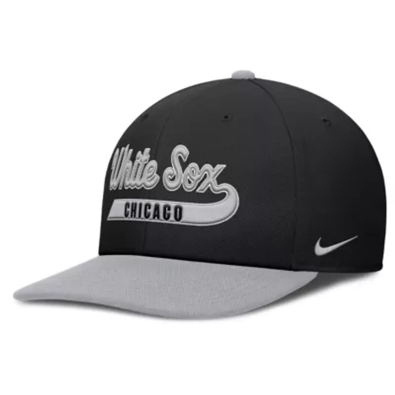 Chicago White Sox MLB Nike Black/Gray Pro Performance Snapback Hat
