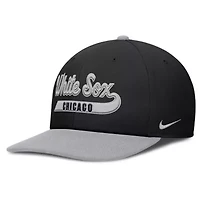 Chicago White Sox MLB Nike Black/Gray Pro Performance Snapback Hat