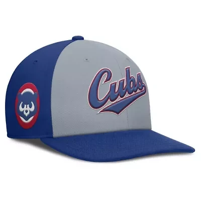MLB Nike Gray/Royal Chicago Cubs Pro Performance Snapback Hat