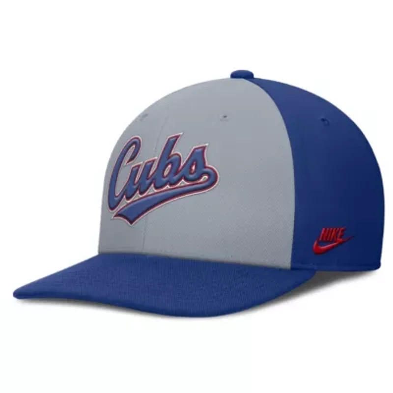 MLB Nike Gray/Royal Chicago Cubs Pro Performance Snapback Hat
