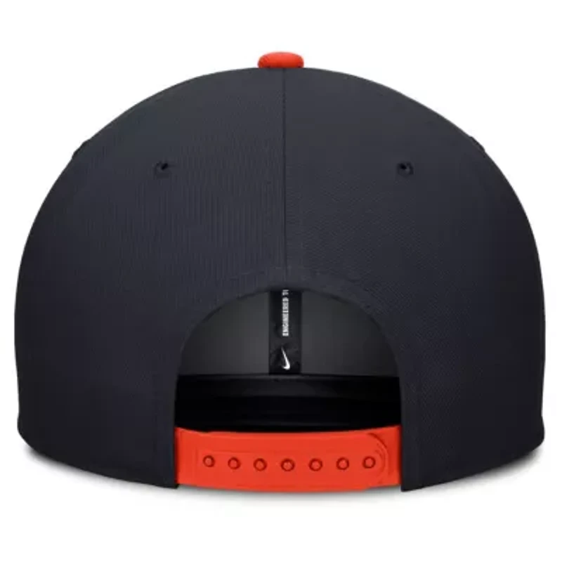 MLB Nike Navy/Orange Detroit Tigers Pro Performance Snapback Hat