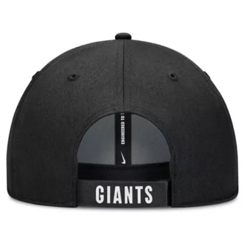 MLB Nike White/Black San Francisco Giants Club Performance Adjustable Hat