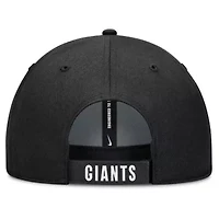 MLB Nike White/Black San Francisco Giants Club Performance Adjustable Hat