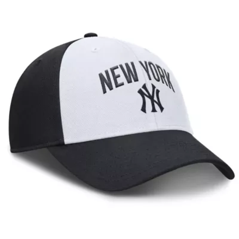 MLB Nike White/Navy New York Yankees Club Performance Adjustable Hat