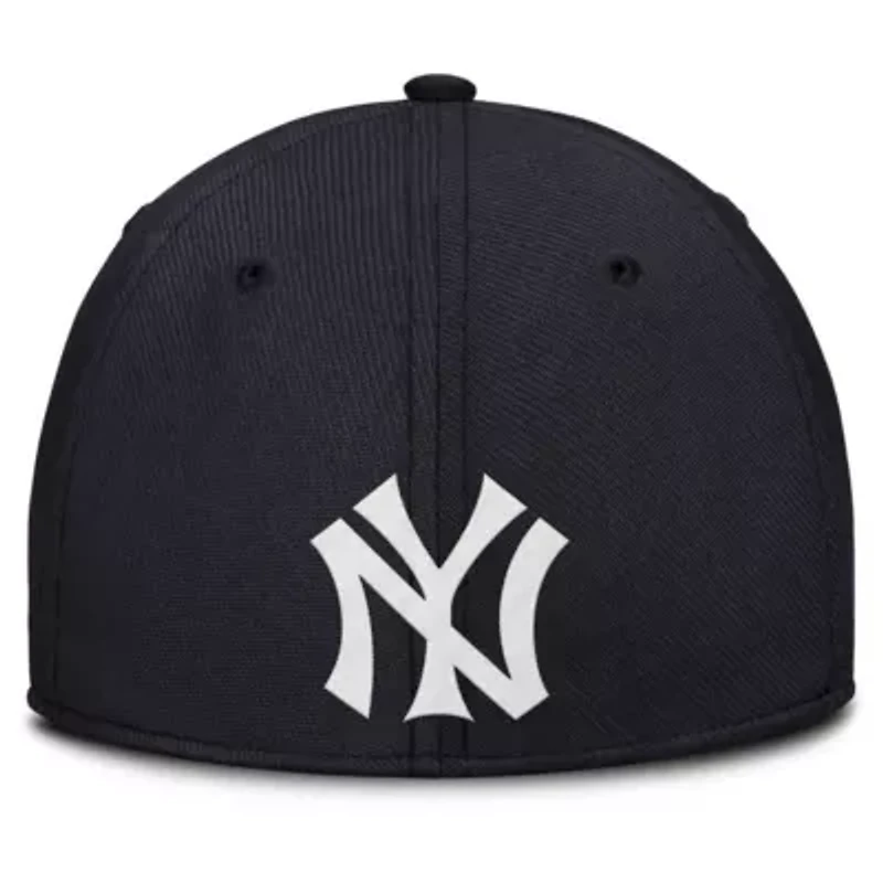 MLB Nike Navy/Gray New York Yankees Rise Swoosh Performance Flex Hat