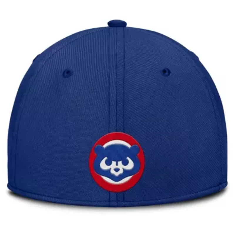 MLB Nike Gray/Royal Chicago Cubs Rise Swoosh Performance Flex Hat
