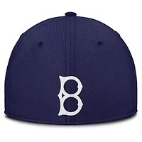 Cooperstown Teams Nike Navy/Gray Brooklyn Dodgers Rise Swoosh Performance Flex Hat