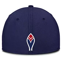 MLB Nike Navy/Red Atlanta Braves Rise Swoosh Performance Flex Hat