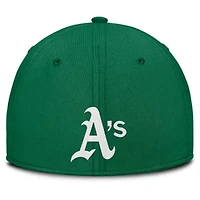 Cooperstown Teams Nike Green/Gold Oakland Athletics Rise Swoosh Performance Flex Hat