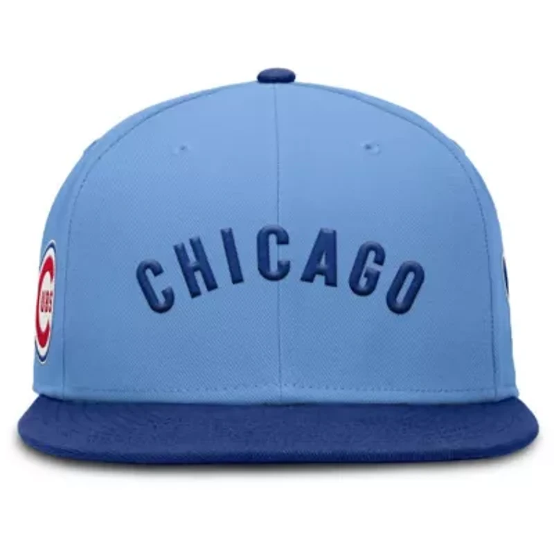 MLB Nike Light Chicago Cubs True Performance Fitted Hat