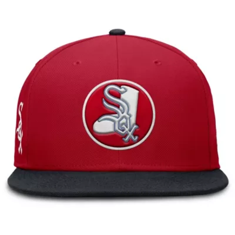 Chicago White Sox MLB Nike Cooperstown Two-Tone Dri-FIT Round Bill True Fitted Hat