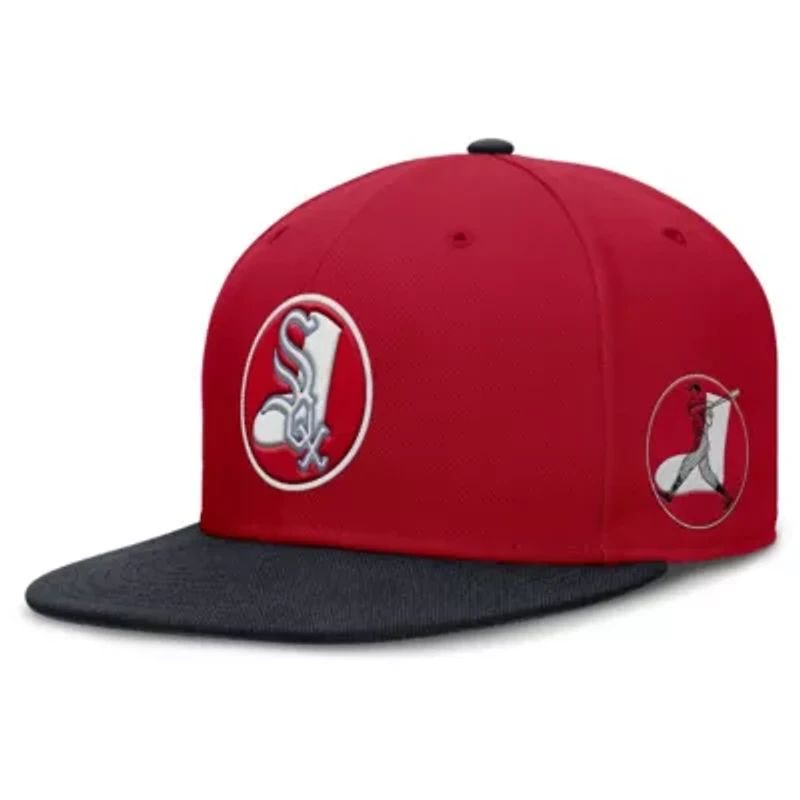 Chicago White Sox MLB Nike Cooperstown Two-Tone Dri-FIT Round Bill True Fitted Hat