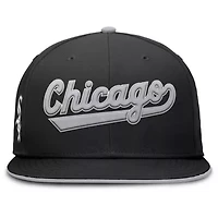 Chicago White Sox MLB Nike Primetime Dri-FIT Round Bill True Fitted Hat