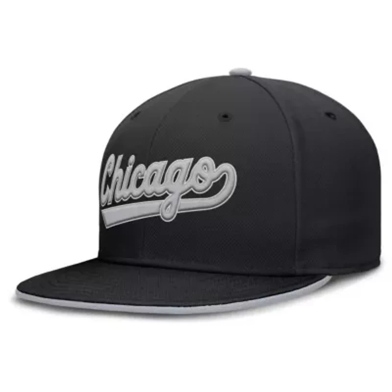 Chicago White Sox MLB Nike Primetime Dri-FIT Round Bill True Fitted Hat