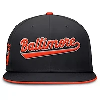 MLB Nike Baltimore Orioles Primetime Dri-FIT Round Bill True Fitted Hat