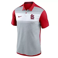 MLB Nike St. Louis Cardinals Vapor Striped Dri-FIT Polo