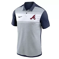 MLB Nike Atlanta Braves Vapor Striped Dri-FIT Polo