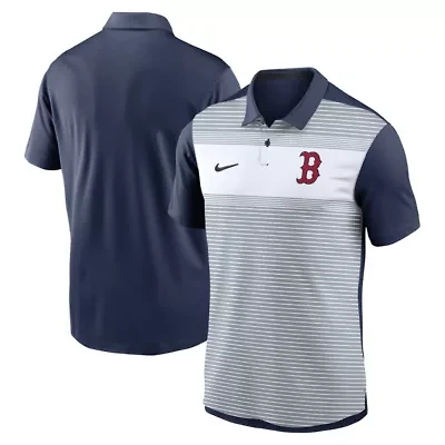 Boston Red Sox MLB Nike Vapor Striped Dri-FIT Polo
