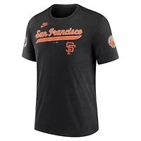 MLB Nike San Francisco Giants Cooperstown Collection Eras Tri-Blend T-Shirt