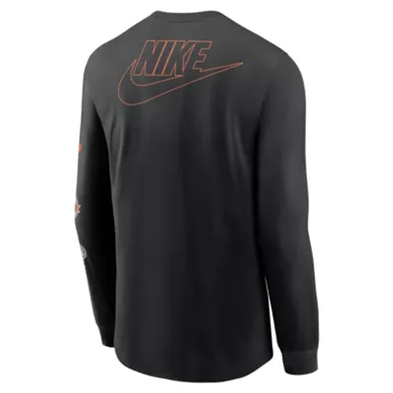 MLB Nike San Francisco Giants Cooperstown Collection Knockout Long Sleeve T-Shirt