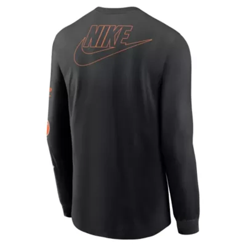 MLB Nike Baltimore Orioles Cooperstown Collection Knockout Long Sleeve T-Shirt