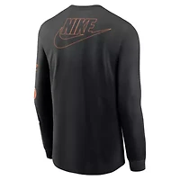 MLB Nike Baltimore Orioles Cooperstown Collection Knockout Long Sleeve T-Shirt
