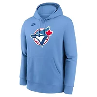 Toronto Blue Jays MLB Nike Powder Cooperstown Collection Logo Club Hoodie