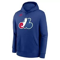 Cooperstown Teams Nike Montreal Expos Collection Logo Club Hoodie