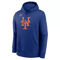 MLB Nike New York Mets Cooperstown Collection Logo Club Pullover Hoodie