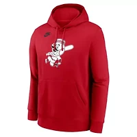 MLB Nike Cincinnati Reds Cooperstown Collection Logo Club Hoodie