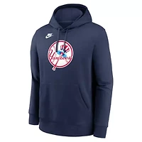 MLB Nike New York Yankees Cooperstown Collection Logo Club Pullover Hoodie