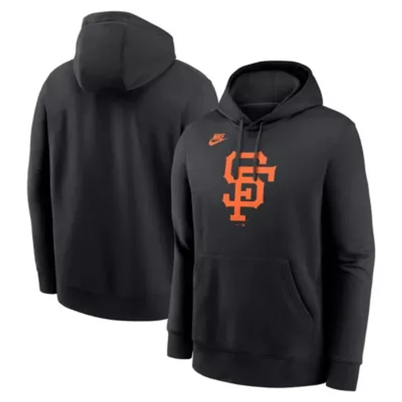 MLB Nike San Francisco Giants Cooperstown Collection Logo Club Pullover Hoodie