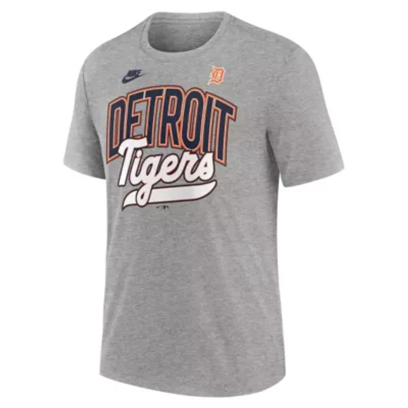 MLB Nike Detroit Tigers Cooperstown Collection Retro Tri-Blend T-Shirt