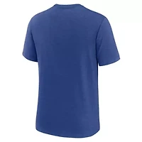 MLB Nike Los Angeles Dodgers Logo Tri-Blend T-Shirt