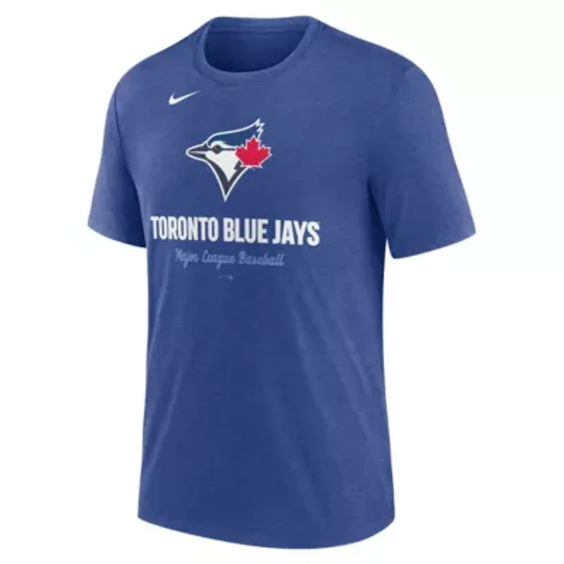 Toronto Blue Jays MLB Nike Logo Tri-Blend T-Shirt